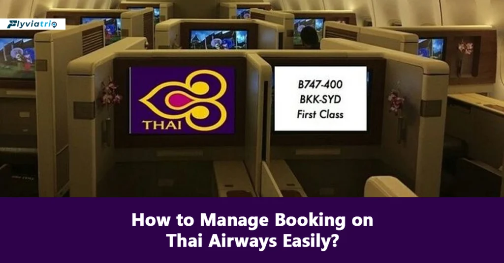 Thai Airways Manage Booking