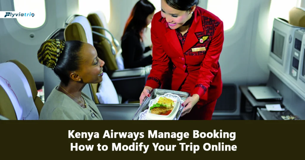 Kenya Airways Manage Booking