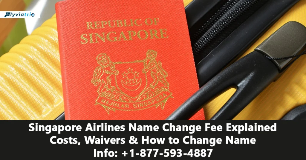 Singapore Airlines Name Change Fee